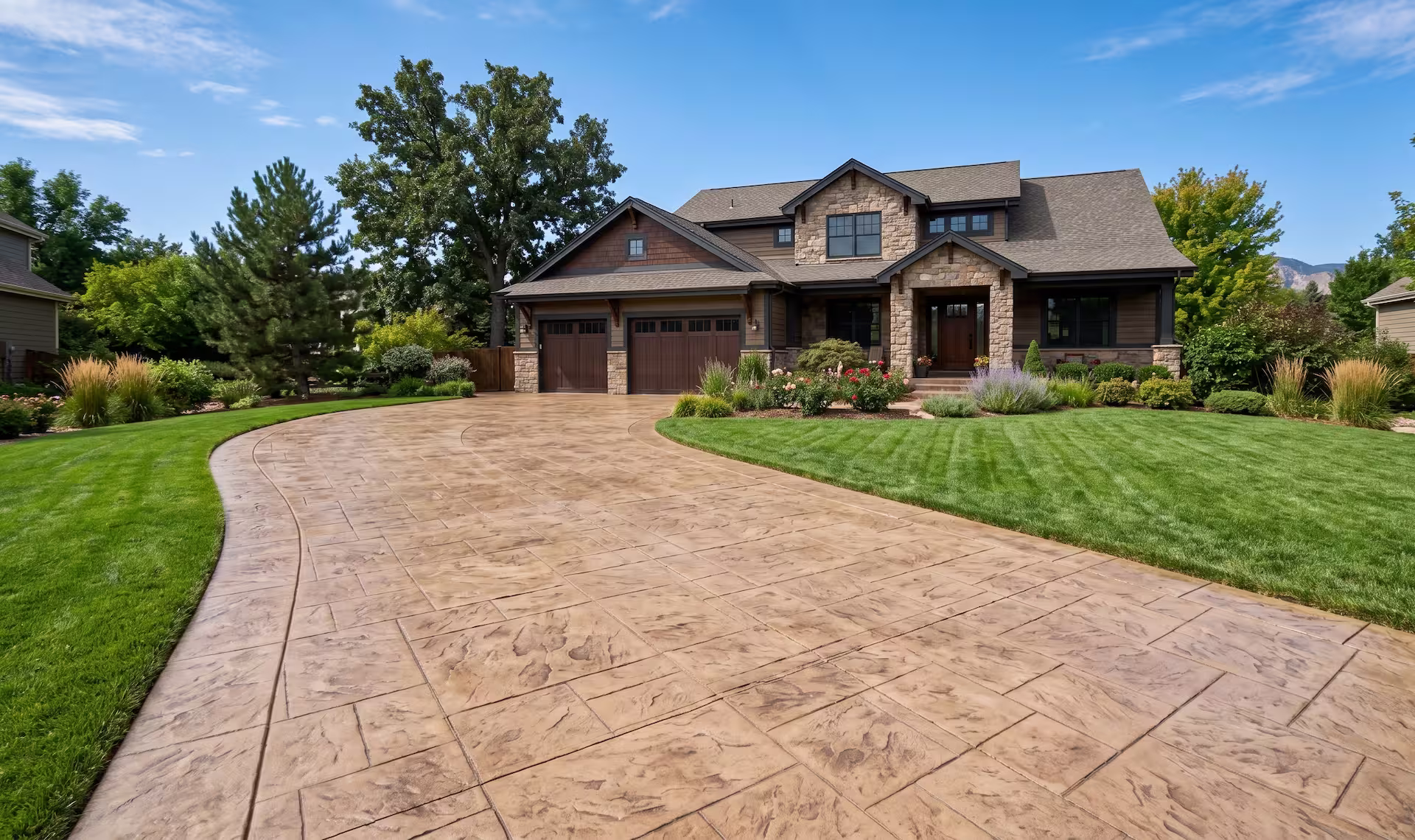 Stamped Concrete Driveway Cost in Denver: What to Expect
