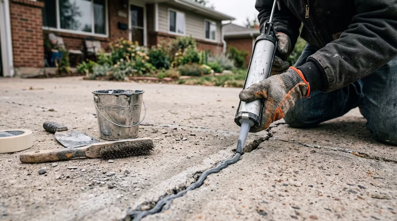 Concrete Crack Repair 101: DIY vs. Professional in Denver