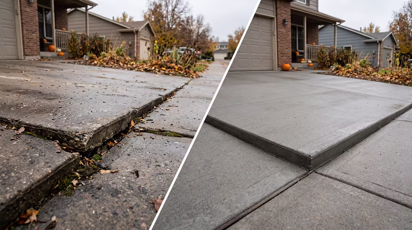 Concrete Lifting vs. Replacement: Which Saves More in Denver