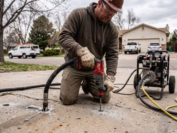 Mud Jacking Explained: How Foam Injection Fixes Sunken Concrete